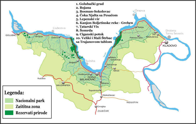 karta nacionalnih parkova srbije Национални паркови | ГОЦИНИ РАДОЗНАЛЦИ karta nacionalnih parkova srbije